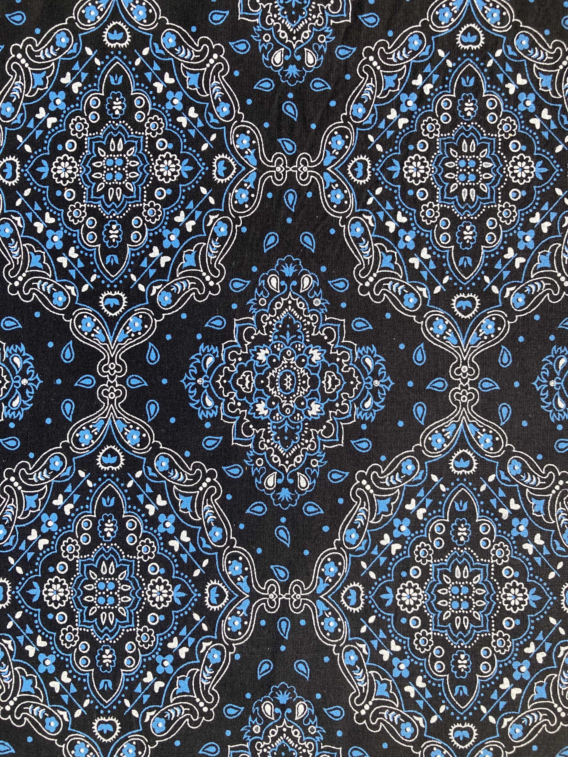 Tecido Bandana Azul