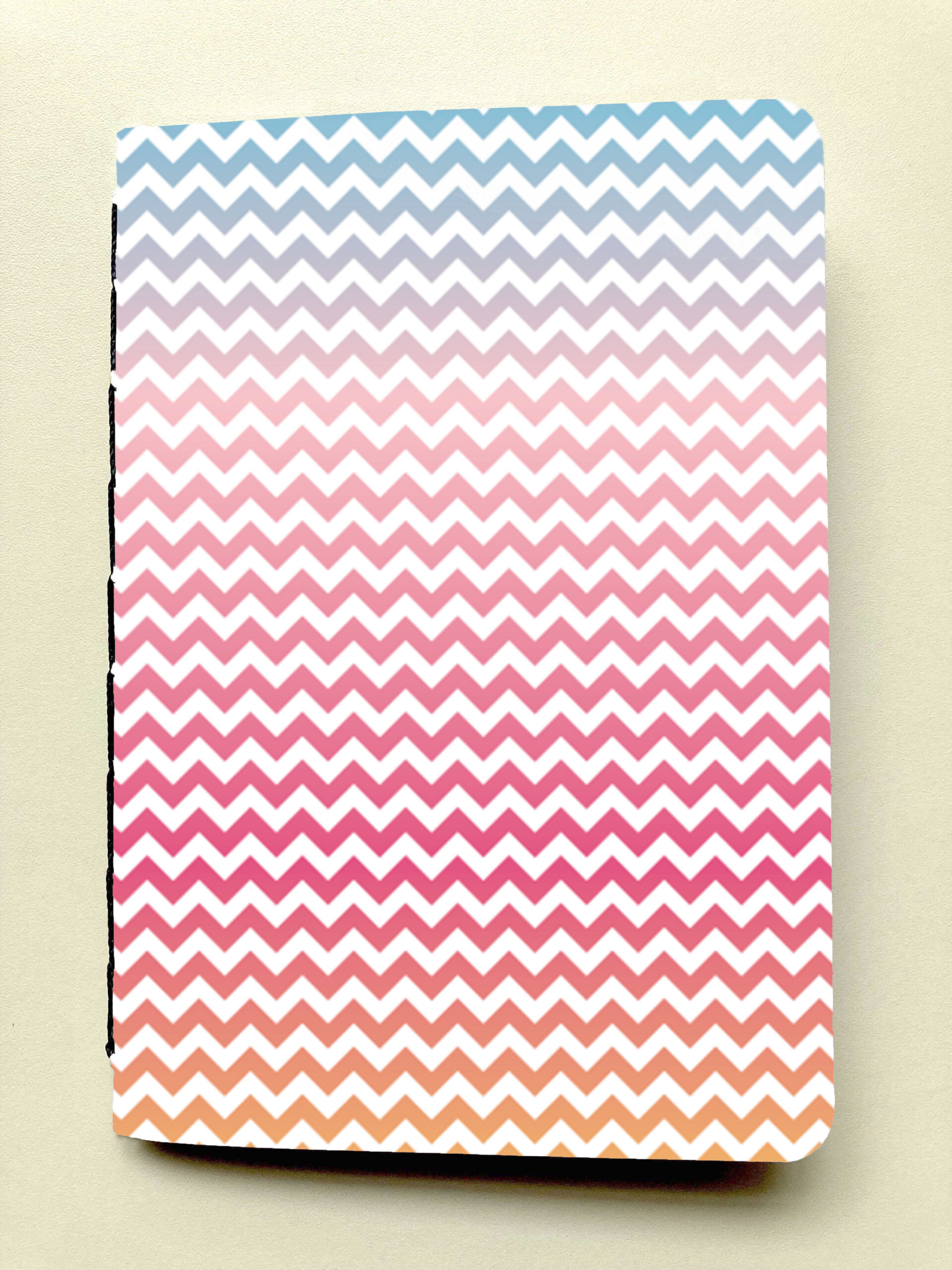 Caderno Brochura A5 Chevron Fresh Summer Pontilhado